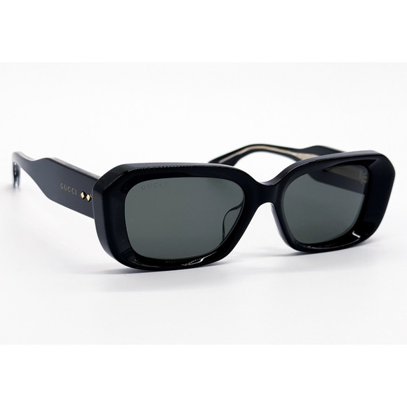 NWT Gucci GG1531SK-001-54 Black Rectangle 54mm Sunglasses main image 4